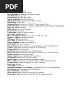 Liste des signataires  AMIF