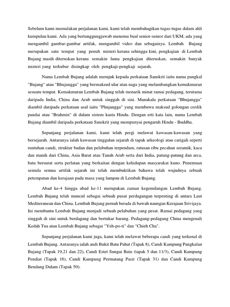 Abstrak Lembah Bujang Pdf