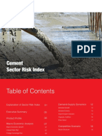 Cement Sector Risk Index