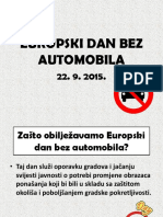Europski Dan Bez Automobila