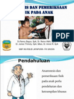 ANAMNESIS DAN PEMERIKSAAN FISIK PADA ANAK