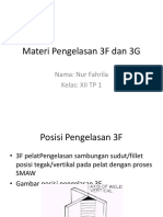 Teknik Las 3F dan 3G