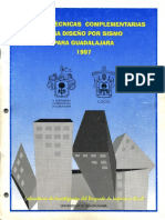 NTC GDL Diseño Por Sismo 1997