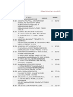 North 24 Parganas: Affiliated Schools (Up To June, 2005)