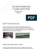 Analisis Dan Perakitan Empty Vane Detector