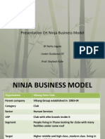 Presentation On Ninja Business Model: BY Neha Jagare Under Guidance of Prof. Shailesh Kale