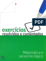 Exercícios resolvidos e comentados - Matemática e Raciocínio Lógico.JOTASIM.UV.pdf