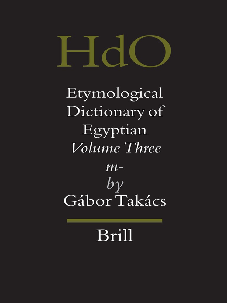 Etymdictvol3 Pdf Linguistics Languages