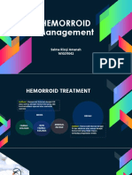Hemorroid Management