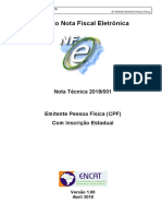 NF-e para pessoa física com inscrição estadual