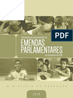 Orientação para emendas parlamentares na educação