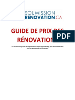 Guide de Prix de Renovation Mai 2017 2