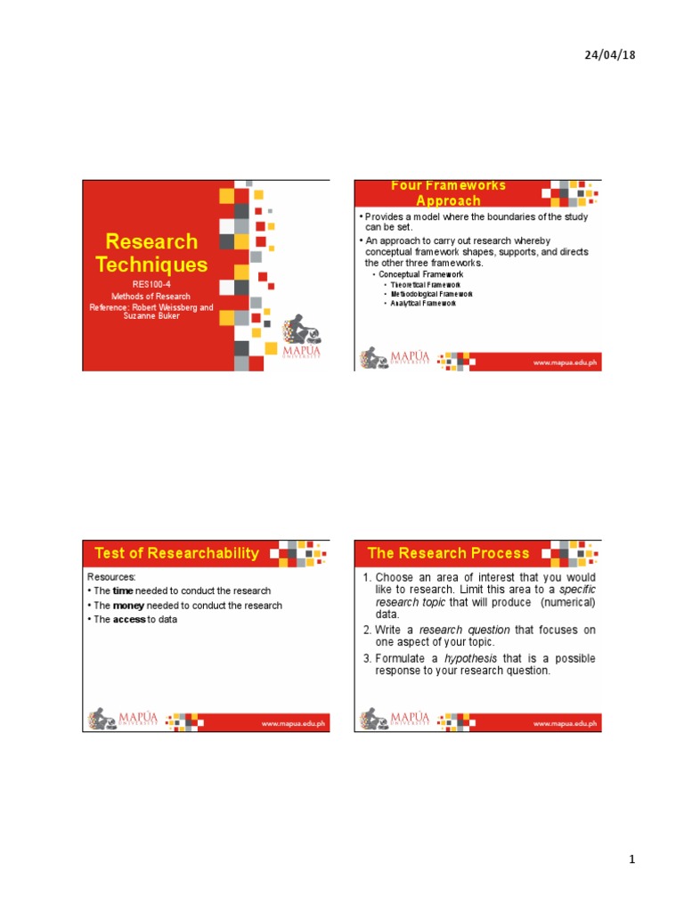 Research Techniques PDF | PDF | Hypothesis | Scientific Method