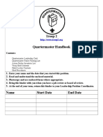 Quartermaster Handbook