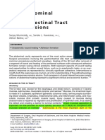 Cicatrización intraabdoninal