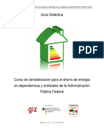 Curso de Sensibilización Para El Ahorro de Energía APF 2012