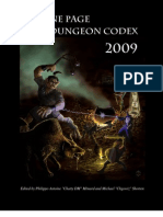 Dungeon Codex The One Page: Edited by Philippe-Antoine "Chatty DM" Ménard and Michael "Chgowiz" Shorten