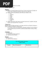 tp18 Beowulf Vocabulary Lesson Plan