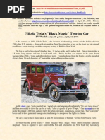 Nikola Tesla's Black Magic Touring Car