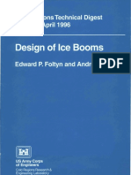 Design of Ice Booms