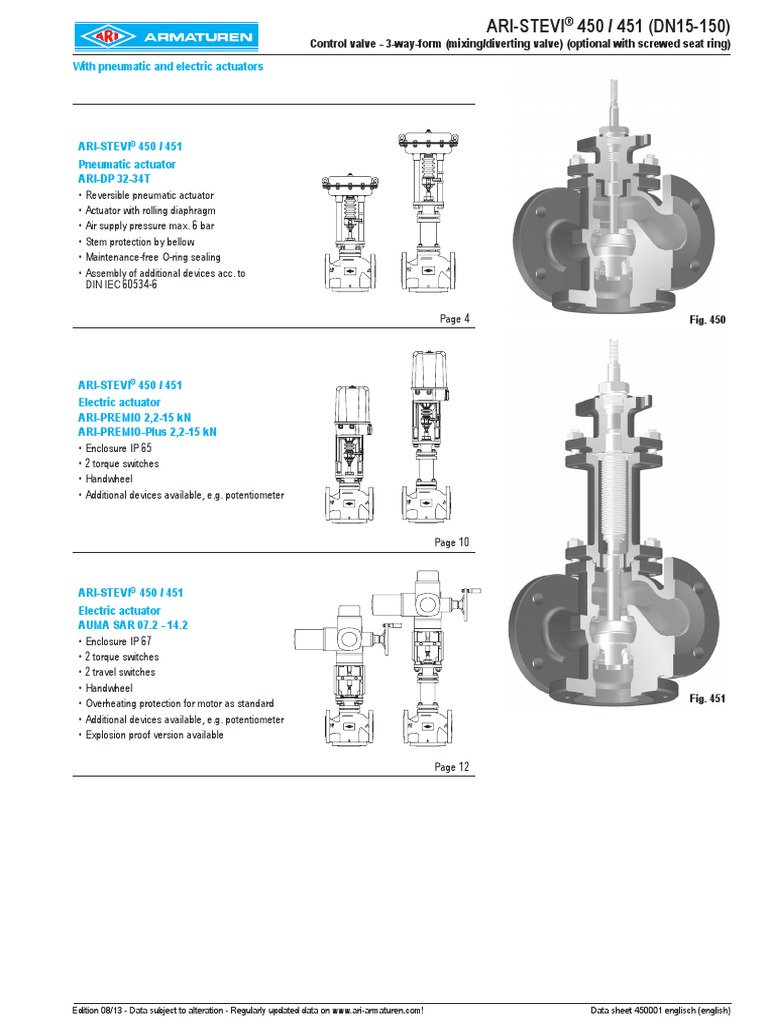 Ari 3 Way | PDF | Valve | Gas Technologies
