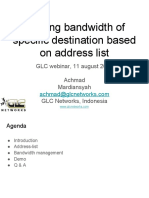 Limiting Bandwidth of Specific Destination Based On Address List