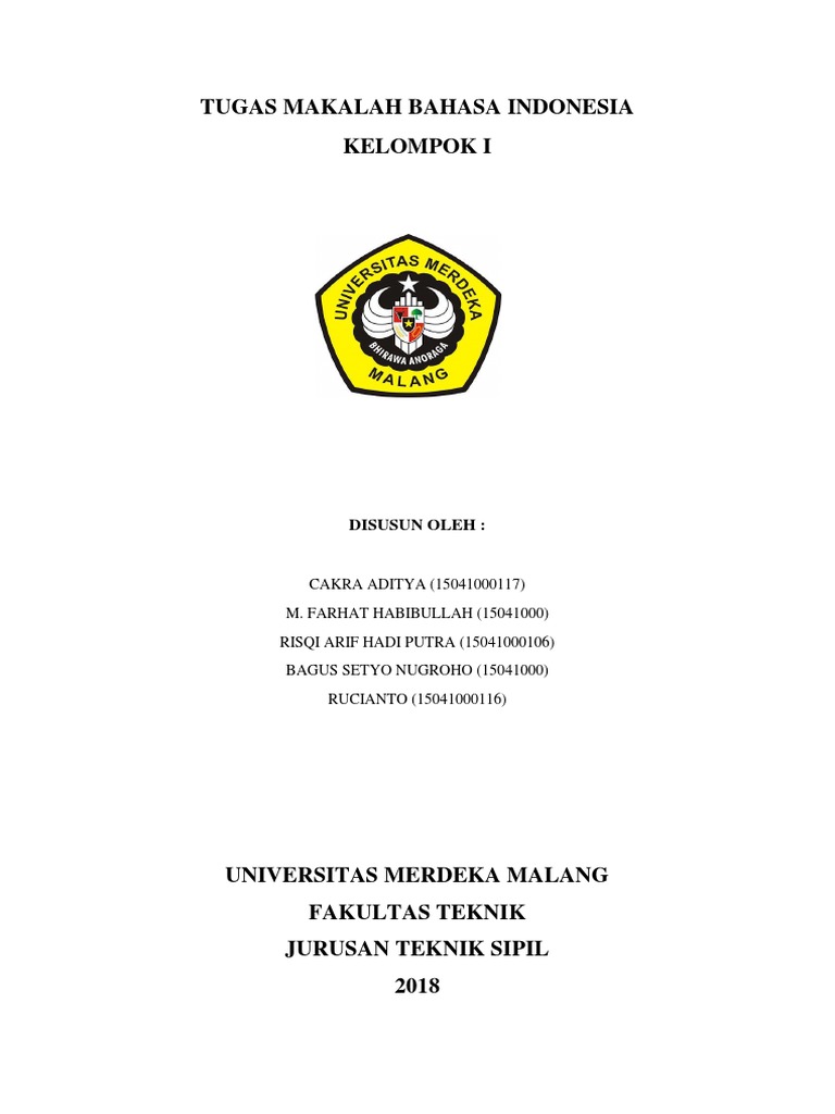 Makalah Bahasa Indonesia