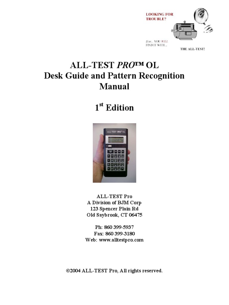 ATPOL Desk Guide and Pattern Recognition Manual AC Only | PDF ...