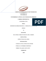 Investigacion Formativa Estructura de Acero