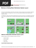 Types of Water Distribution Systems | PDF | Water Supply | Water