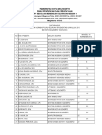 Contoh Daftar Hadir Peserta