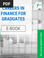 Careers in Finance For Graduates