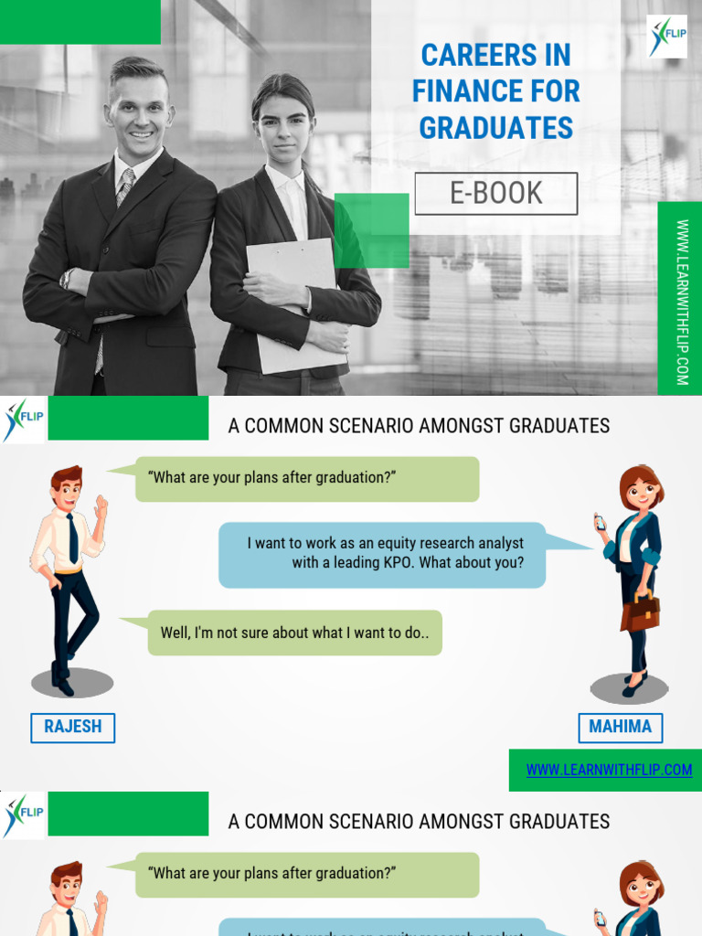 Careers in Finance For Graduates | PDF | Financial Analyst | Investment