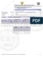 Rekapitulasi Hasil SKD CPNS Asahan 2018