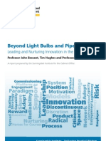 Beyond Light Bulbs & Pipelines: Leading and Nurturing Innovation in The Public Sector