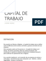 Capital de Trabajo - Jhean Saenz