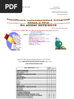 Planificare Calendaristică Clasa A IV-A 2018-2019