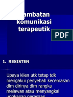 Hambatan Komunikasi Terapeutik