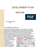 City Development Plan Ratlam: Name:Akanksha Dadhich 5 Year