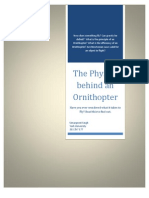 Assignment#4 - Ornithopters - Process Description - Eng 1001 Final