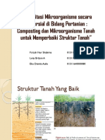 Eksploitasi Mikroorganisme Secara Komersial Di Bidang Pertanian: Composting Dan Mikroorganisme Tanah Untuk Memperbaiki Struktur Tanah