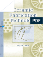 (Materials Engineering 20) Roy W. Rice-Ceramic Fabrication Technology-Marcel Dekker (2003)