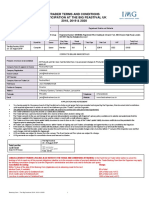 The Big Feastival Booking Form - Please Sign and Send Back by 6pm Today - Signed