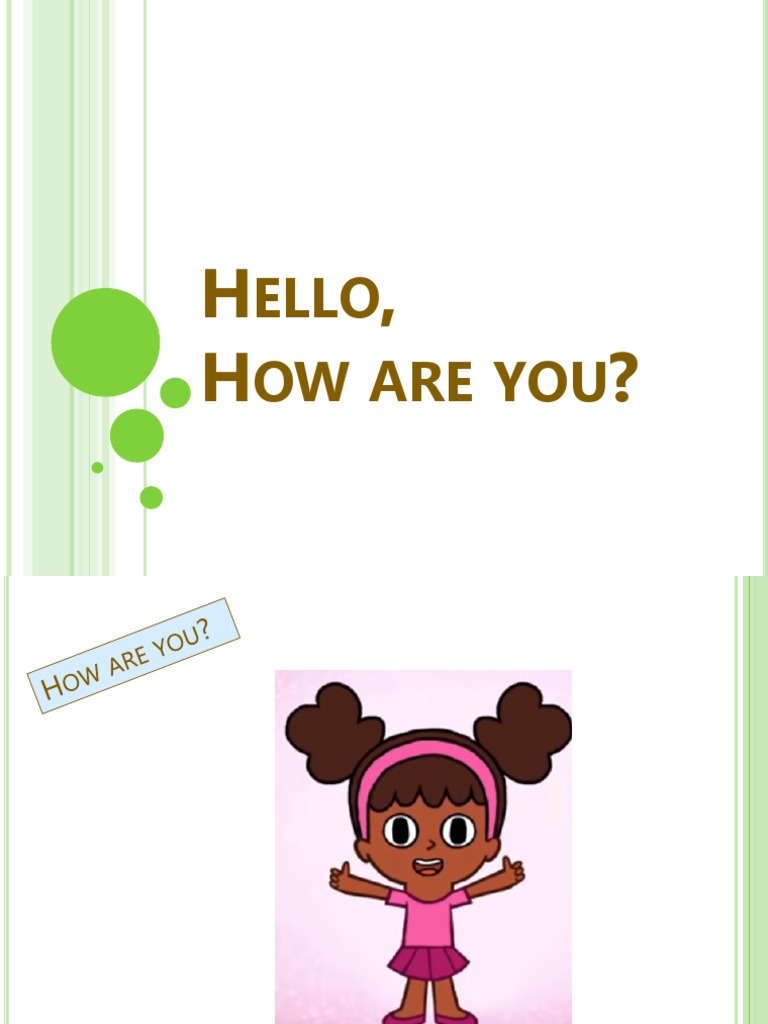 How Are You | PDF