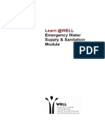 Learn @WELL: Emergency Water Supply & Sanitation