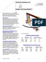 Hydrostatic Test Pump Model 7J: Richard Dudgeon, Inc