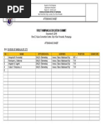 DALIS Elementary First Pampanga Education Summit Attendance Template