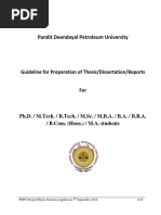 Guidelines For Writing UG-PG-PhD ProjectReportThesis