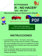 Actividades Hacer No Hacer Infantil