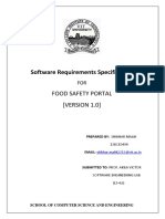 Software Requirements Specification For